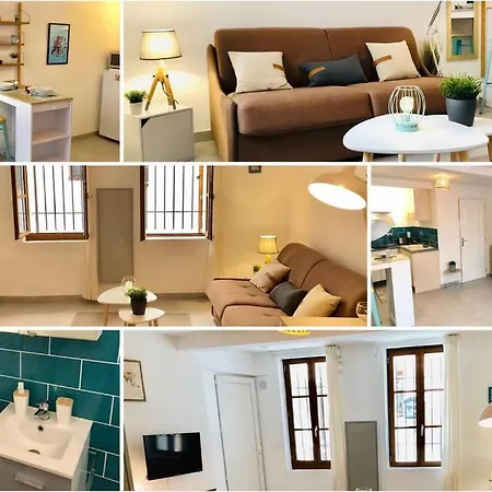 Appartement Studio Sérénité-La Roquette-Rue très calme à Arles Extérieur photo